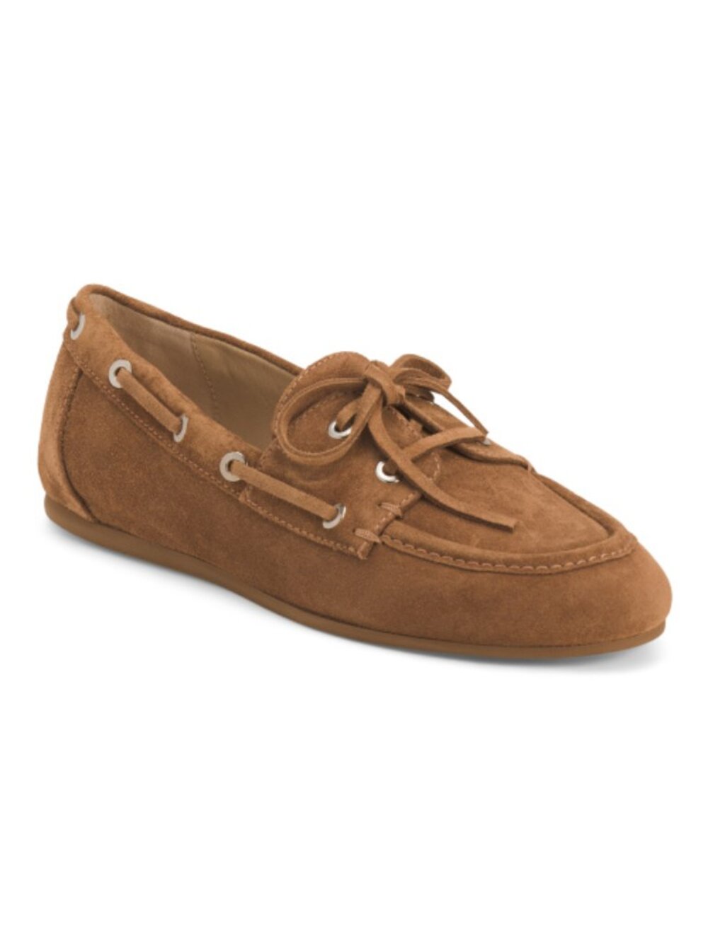 STUART WEITZMAN Made In Spain Suede Tinsley Moccasins